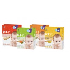 Печенье из рисовой муки для детей от 6 месяцев 24 шт., Baby Biss Rice Snacks 6+ months 24 units