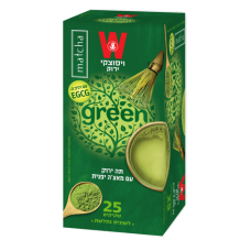 Wissotzky green macha tea 25 bags*1.5 gr